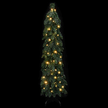 vidaXL Künstlicher Weihnachtsbaum mit Beleuchtung 80 LEDs 150 cm