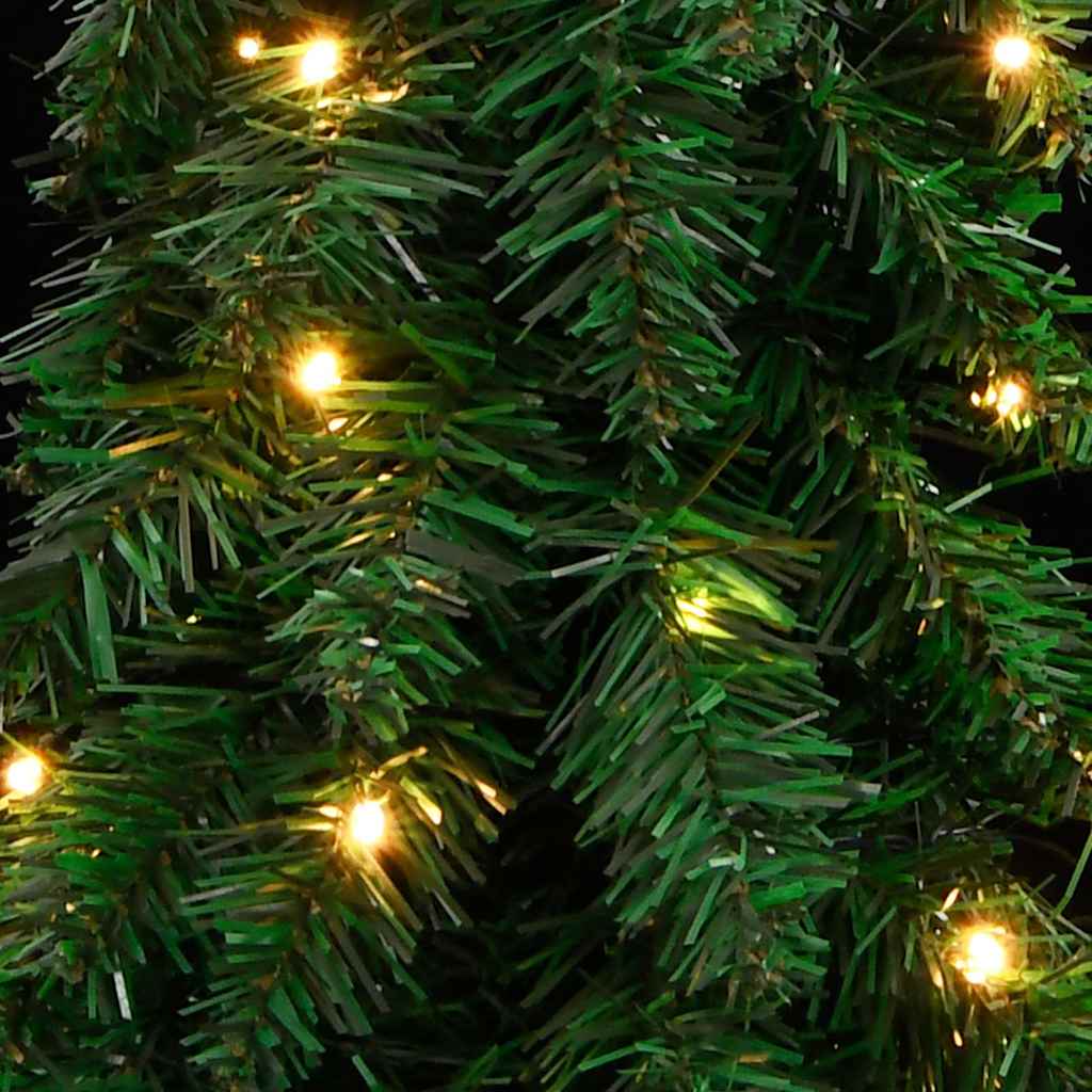 vidaXL Künstlicher Weihnachtsbaum mit Beleuchtung 130 LEDs 210 cm