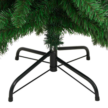 vidaXL Künstlicher Weihnachtsbaum mit Beleuchtung 130 LEDs 210 cm