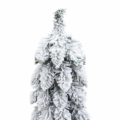 vidaXL Künstlicher Weihnachtsbaum Beleuchtung & Schnee 30 LEDs 60 cm