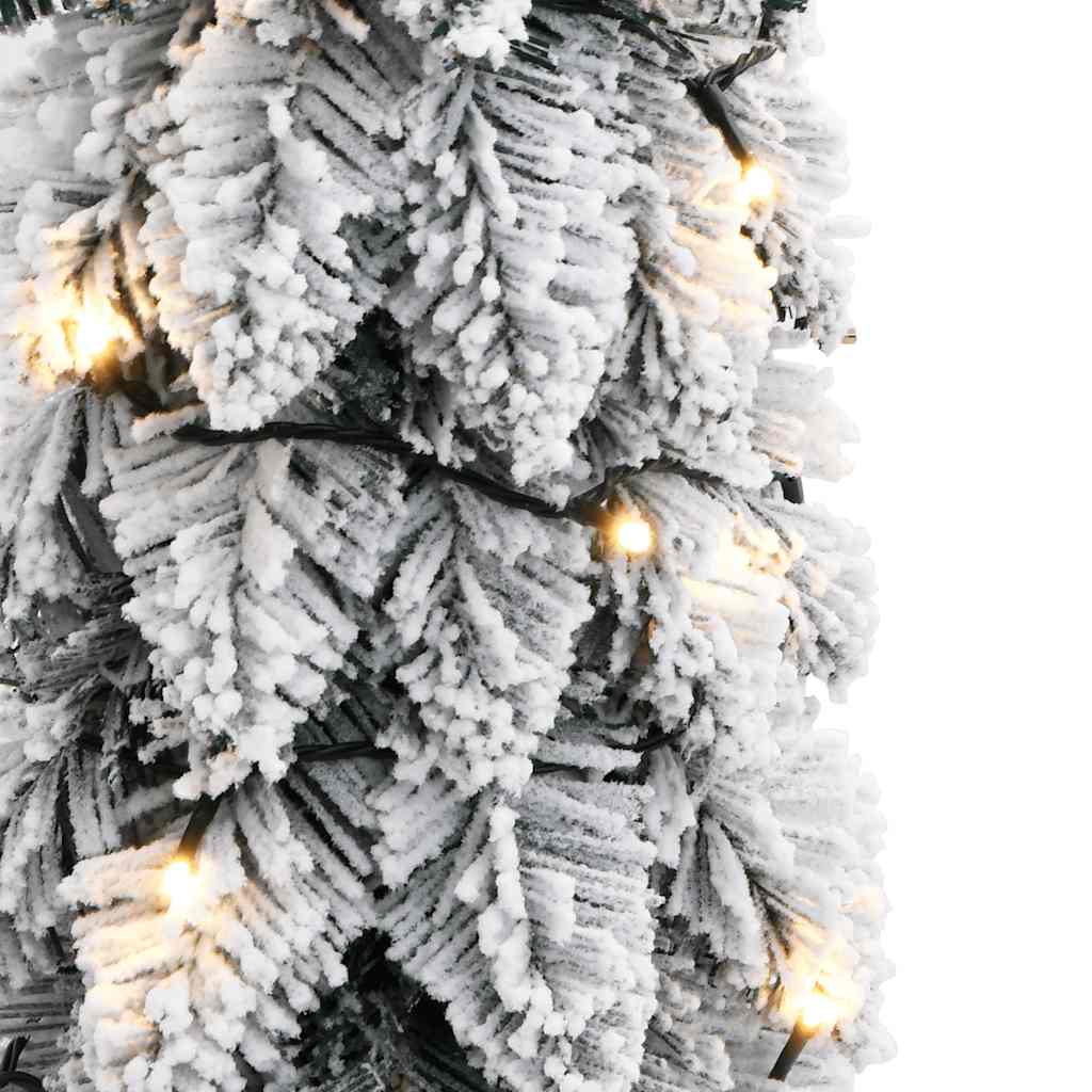 vidaXL Künstlicher Weihnachtsbaum Beleuchtung & Schnee 30 LEDs 60 cm