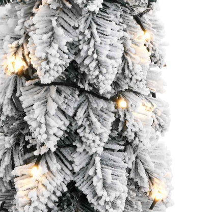 vidaXL Künstlicher Weihnachtsbaum Beleuchtung & Schnee 30 LEDs 60 cm