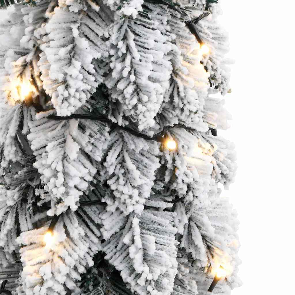 vidaXL Künstlicher Weihnachtsbaum Beleuchtung & Schnee 45 LEDs 90 cm