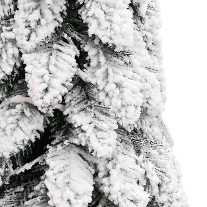 vidaXL Künstlicher Weihnachtsbaum Beleuchtung & Schnee 60 LEDs 120 cm