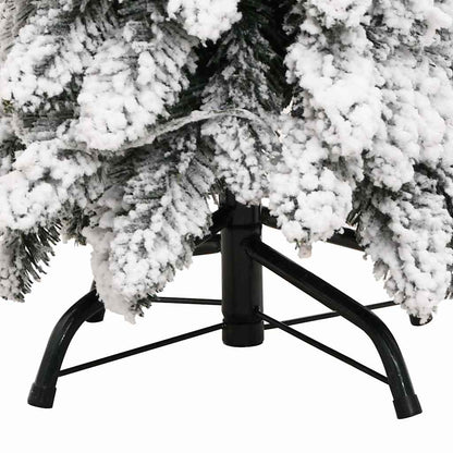 vidaXL Künstlicher Weihnachtsbaum Beleuchtung & Schnee 60 LEDs 120 cm