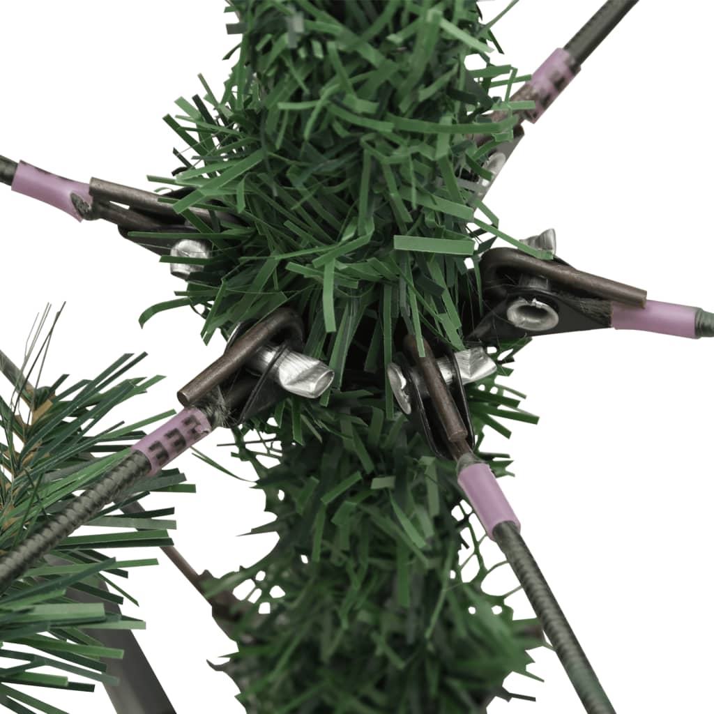 vidaXL Künstlicher Weihnachtsbaum Klappbar mit Zapfen 180 cm