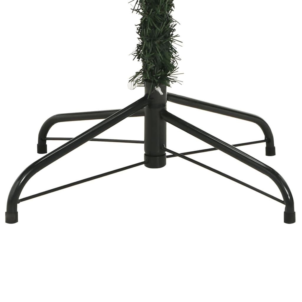 vidaXL Künstlicher Weihnachtsbaum Klappbar mit Zapfen 210 cm