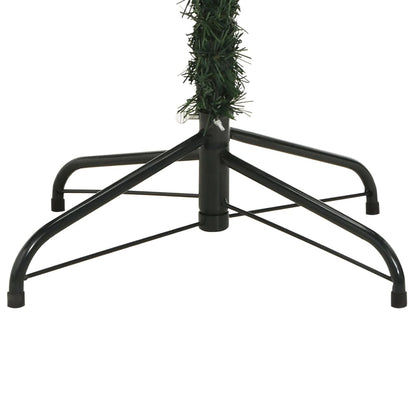 vidaXL Künstlicher Weihnachtsbaum Klappbar mit Zapfen 240 cm