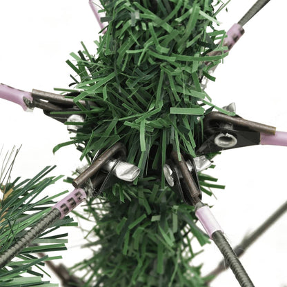 vidaXL Künstlicher Weihnachtsbaum Klappbar mit Zapfen & Beeren 120 cm