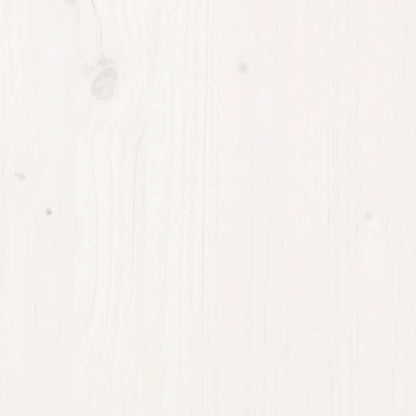 Kinderbett mit Schubladen Weiß 80x200 cm Massivholz Kiefer