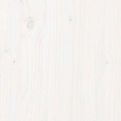 Kinderbett mit Schubladen Weiß 80x200 cm Massivholz Kiefer