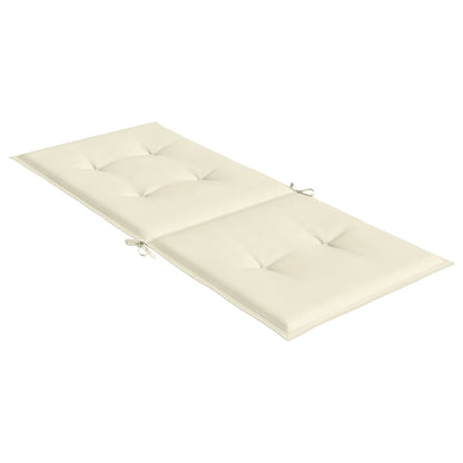 vidaXL Chaises de jardin avec coussins 2 pcs Bois de teck massif