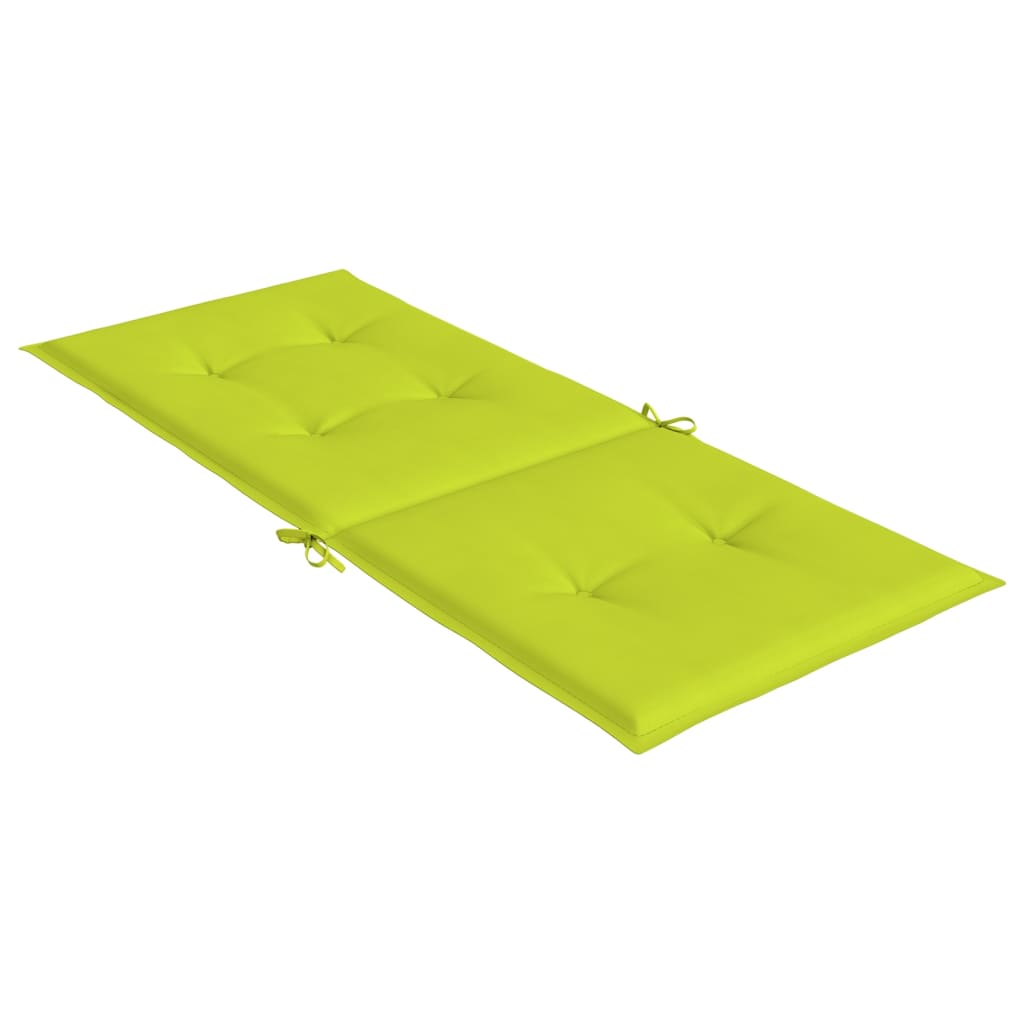 vidaXL Gartenstühle mit Kissen 2 Stk. Massivholz Teak
