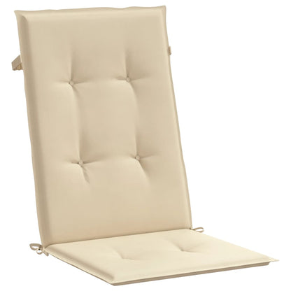 vidaXL Chaises de jardin avec coussins 4 pcs Bois de teck massif