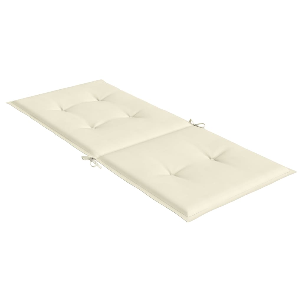 vidaXL Chaises de jardin avec coussins 6 pcs Bois de teck massif