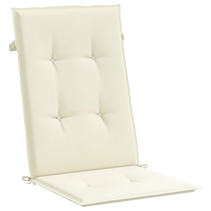 vidaXL Chaises de jardin avec coussins 6 pcs Bois de teck massif