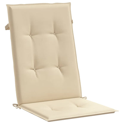 vidaXL Chaises de jardin avec coussins 6 pcs. Bois de teck massif
