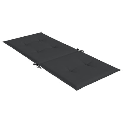 vidaXL Chaises de jardin avec coussins 6 pcs. Bois de teck massif