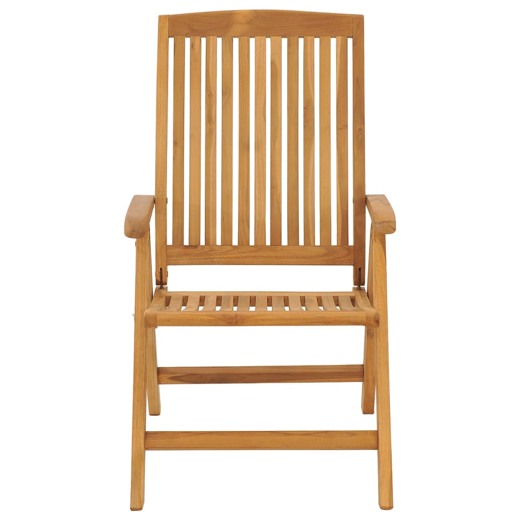 vidaXL Chaises de jardin avec coussins 6 pcs. Bois de teck massif