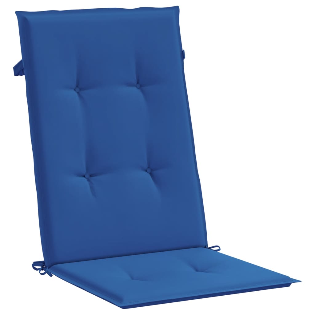 vidaXL Chaises de jardin avec coussins 6 pcs. Bois de teck massif