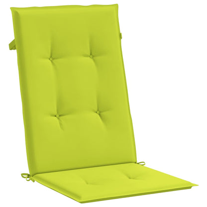 vidaXL Chaises de jardin avec coussins 6 pcs. Bois de teck massif
