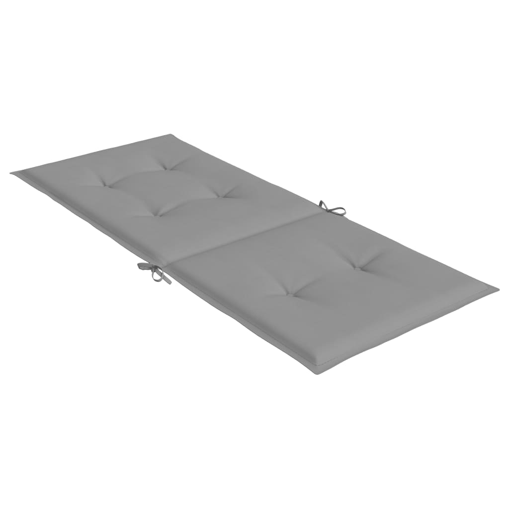 vidaXL Chaises de jardin avec coussins 8 pcs Bois de teck massif