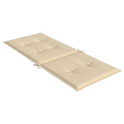 vidaXL Chaises de jardin avec coussins 8 pcs Bois de teck massif