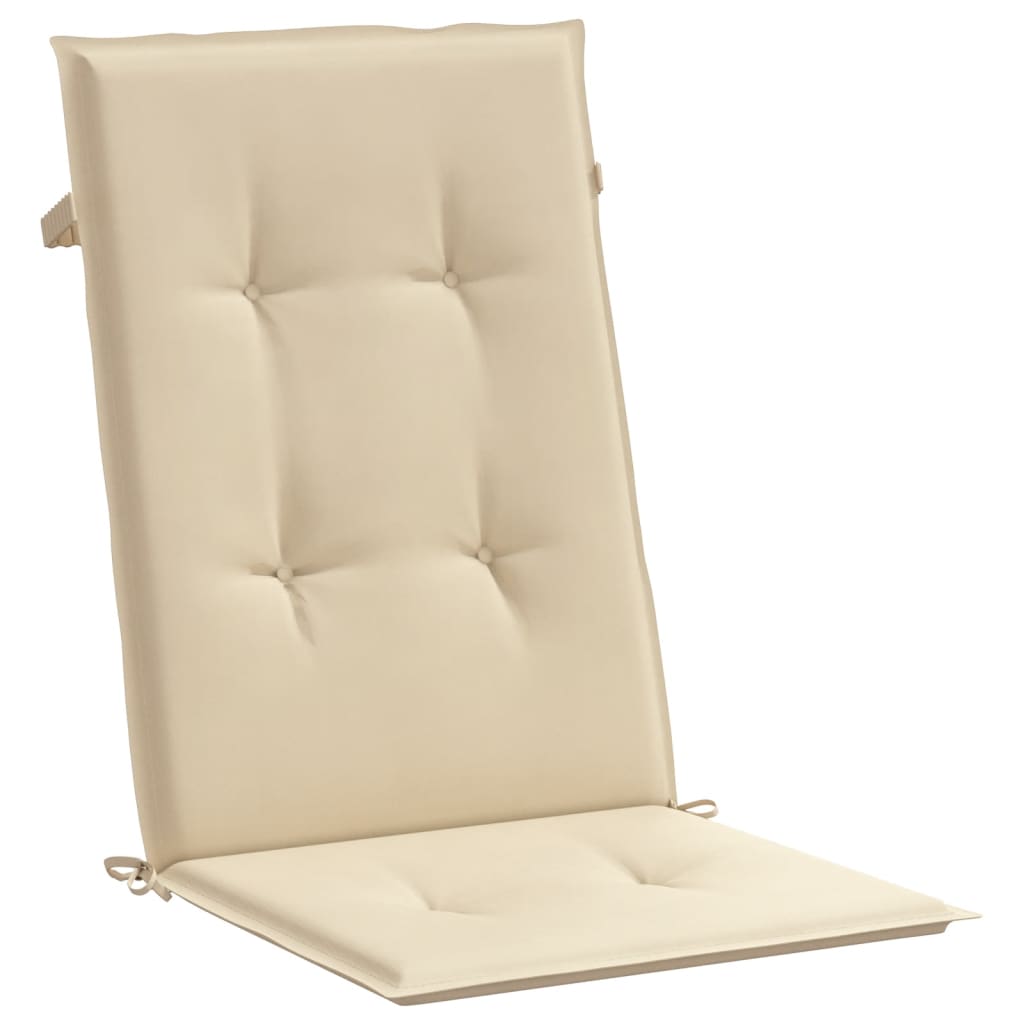 vidaXL Chaises de jardin avec coussins 8 pcs Bois de teck massif
