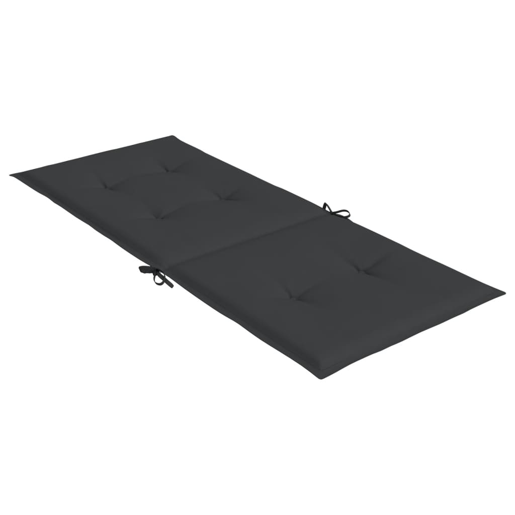 vidaXL Chaises de jardin avec coussins 8 pcs Bois de teck massif
