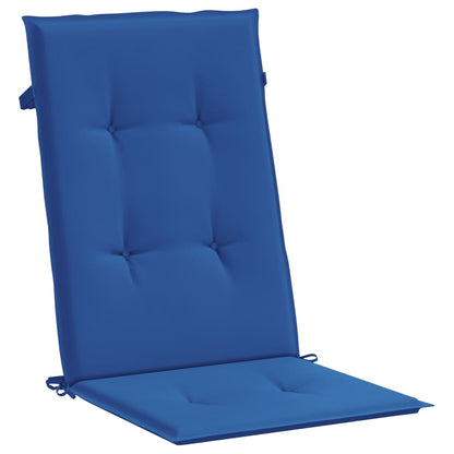 vidaXL Chaises de jardin avec coussins 8 pcs Bois de teck massif