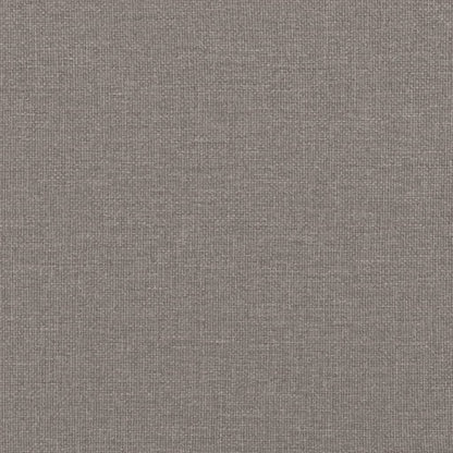Tagesbett Ausziehbar Taupe 100x200 cm Stoff