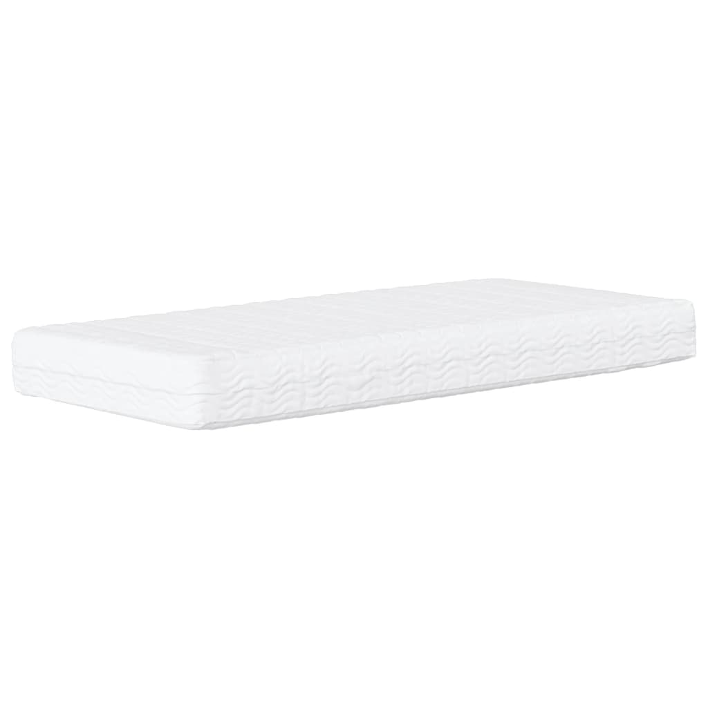 vidaXL Lit de repos avec matelas gris foncé 90x190 cm velours