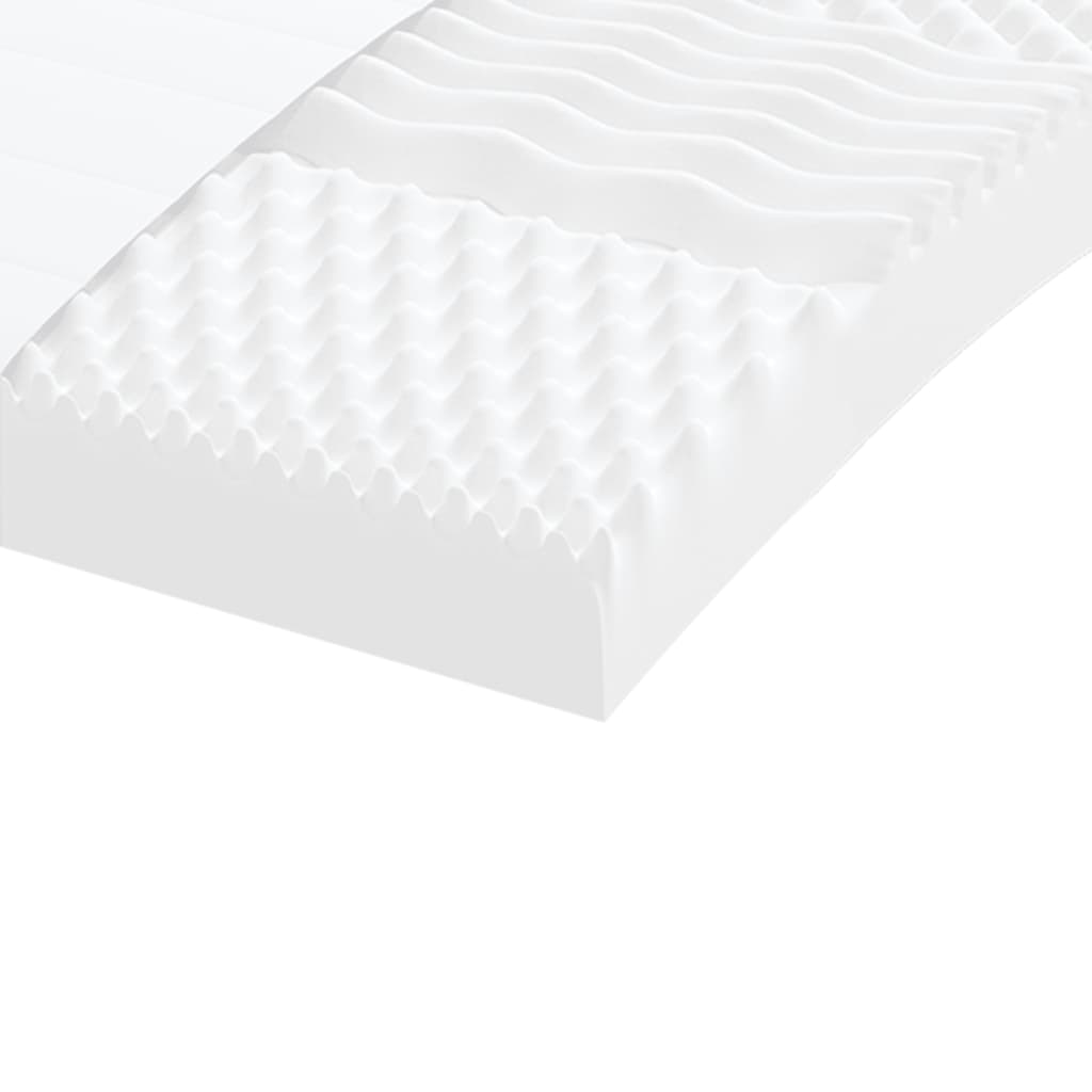 vidaXL Tagesbett Ausziehbar mit Matratzen Dunkelgrau 90x190 cm Samt