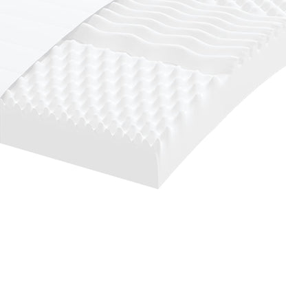 vidaXL Tagesbett Ausziehbar mit Matratzen Dunkelgrau 90x190 cm Samt