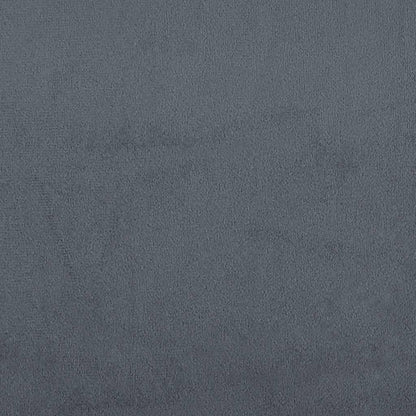 vidaXL Tagesbett Ausziehbar mit Schubladen Dunkelgrau 90x190 cm Samt