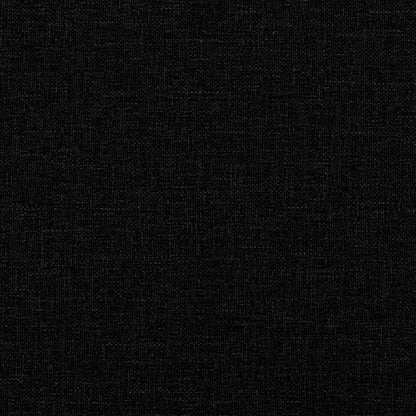 Tagesbett Ausziehbar mit Schubladen Schwarz 80x200 cm Stoff