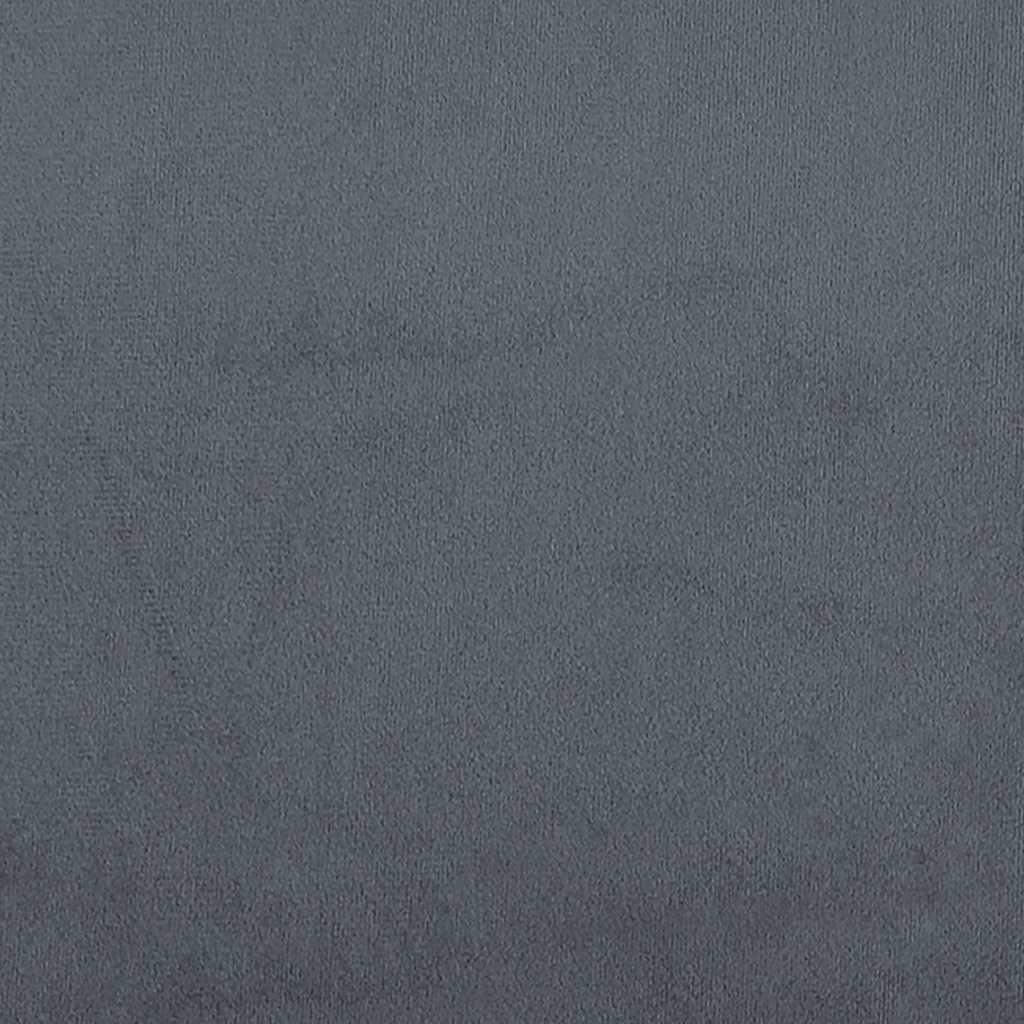 vidaXL Tagesbett Ausziehbar mit Schubladen Dunkelgrau 90x190 cm Samt