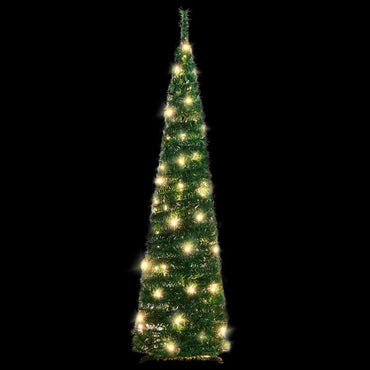 vidaXL Sapin de Noël artificiel pop-up 50 LED vert 120 cm