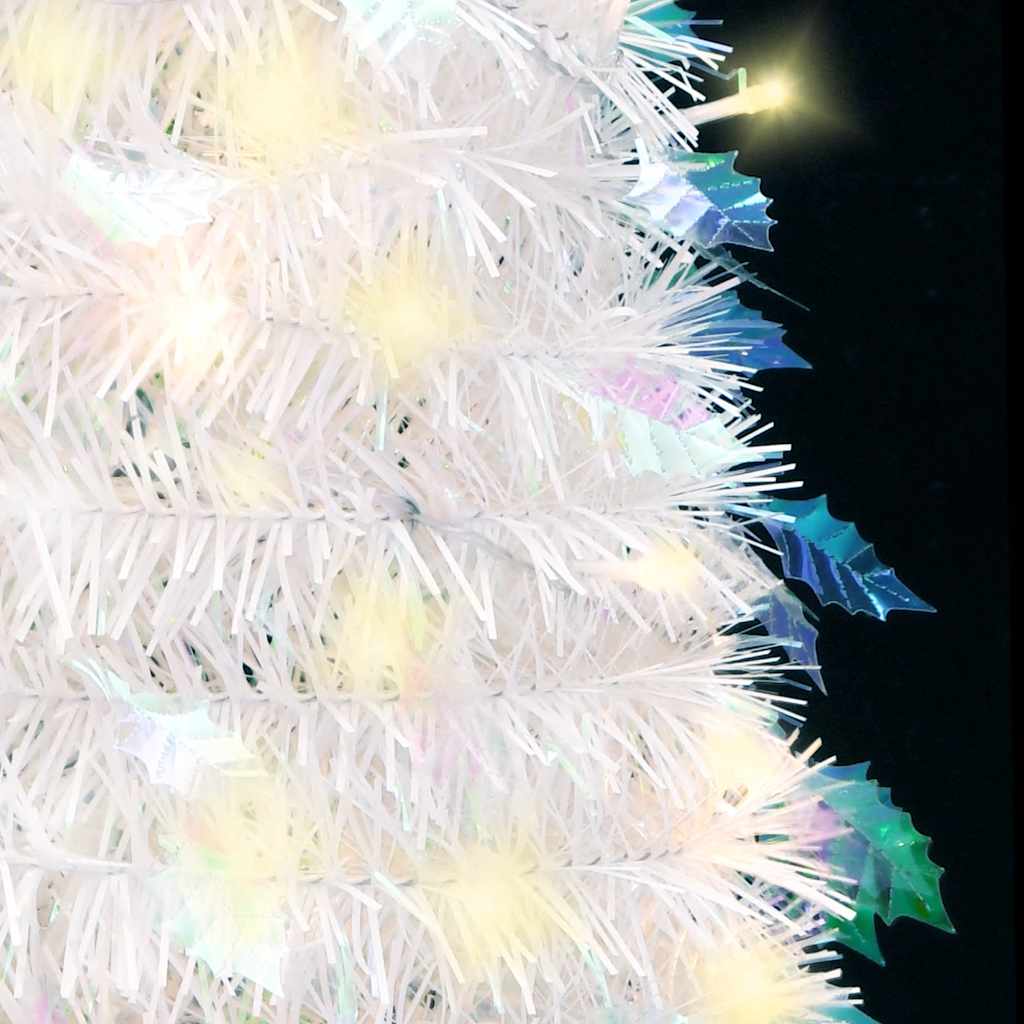 vidaXL Pop-Up-Weihnachtsbaum Künstlich 50 LEDs Weiß 120 cm
