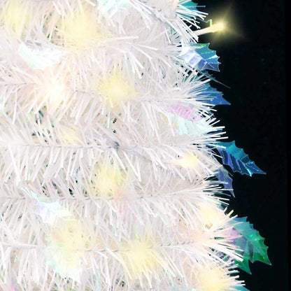 vidaXL Pop-Up-Weihnachtsbaum Künstlich 200 LEDs Weiß 210 cm