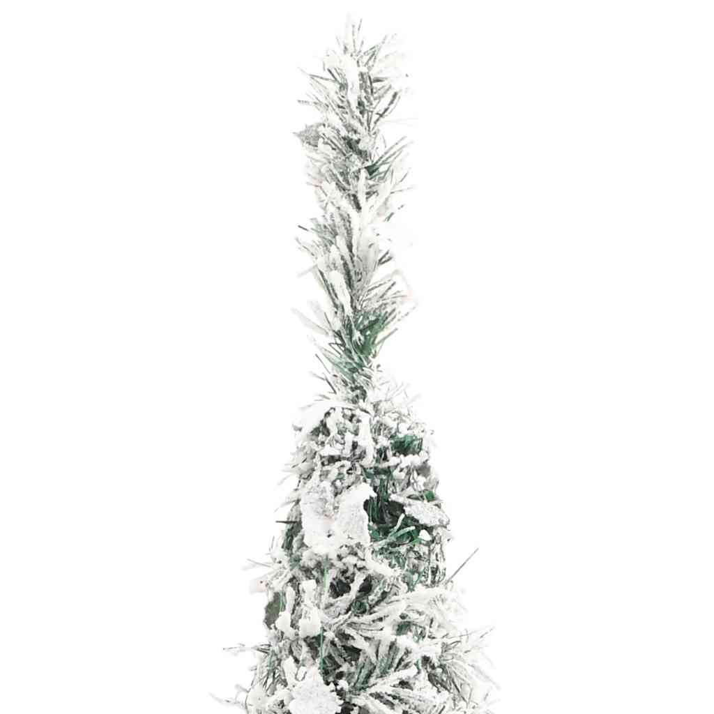 vidaXL Pop-Up-Weihnachtsbaum Künstlich Beschneit 50 LEDs 120 cm