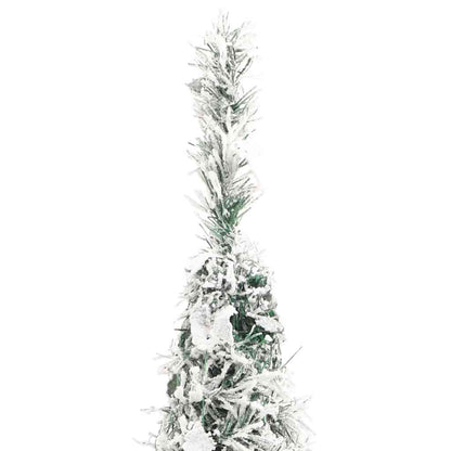 vidaXL Pop-Up-Weihnachtsbaum Künstlich Beschneit 50 LEDs 120 cm