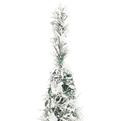vidaXL Pop-Up-Weihnachtsbaum Künstlich Beschneit 150 LEDs 180 cm