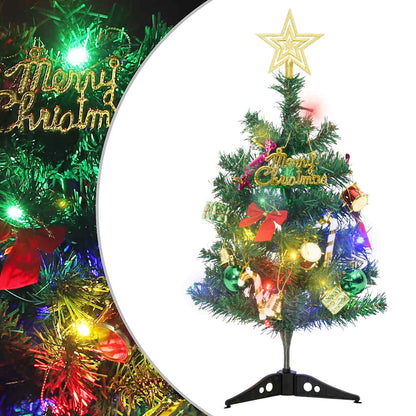 vidaXL Mini-sapin de Noël artificiel avec éclairage 20 LED 45 cm