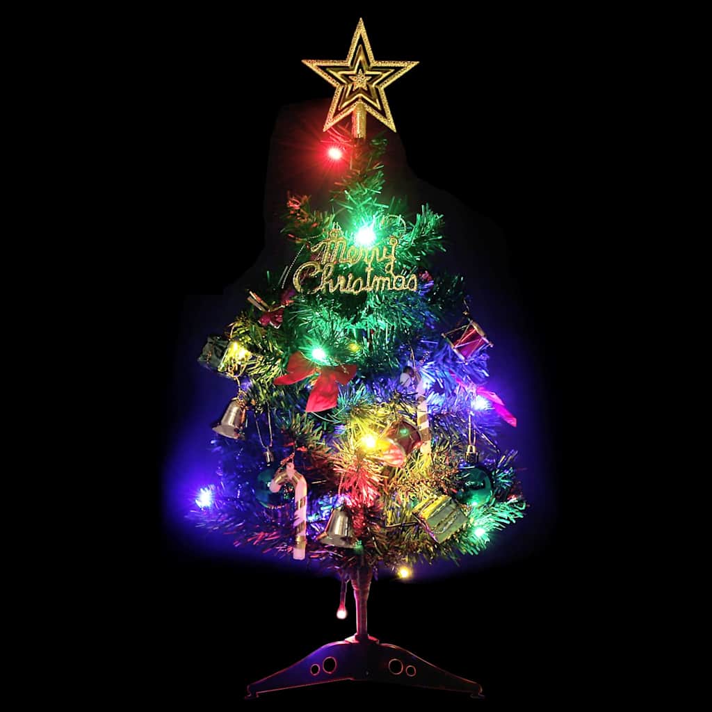vidaXL Mini-sapin de Noël artificiel avec éclairage 20 LED 45 cm