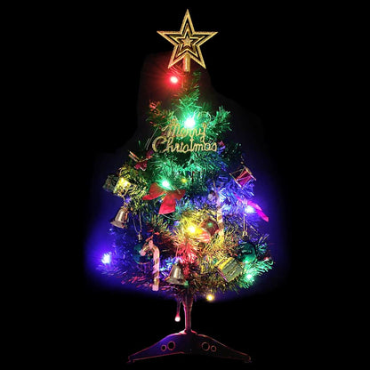 vidaXL Mini-sapin de Noël artificiel avec éclairage 20 LED 45 cm