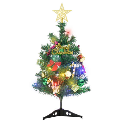 vidaXL Mini-sapin de Noël artificiel avec éclairage 20 LED 45 cm