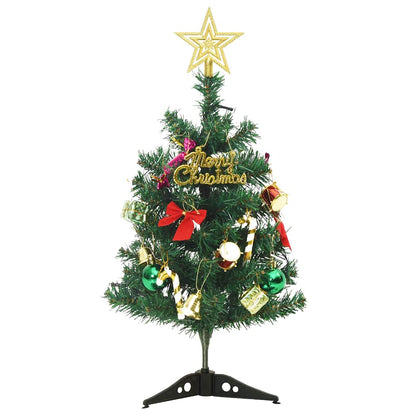 vidaXL Mini-sapin de Noël artificiel avec éclairage 20 LED 45 cm