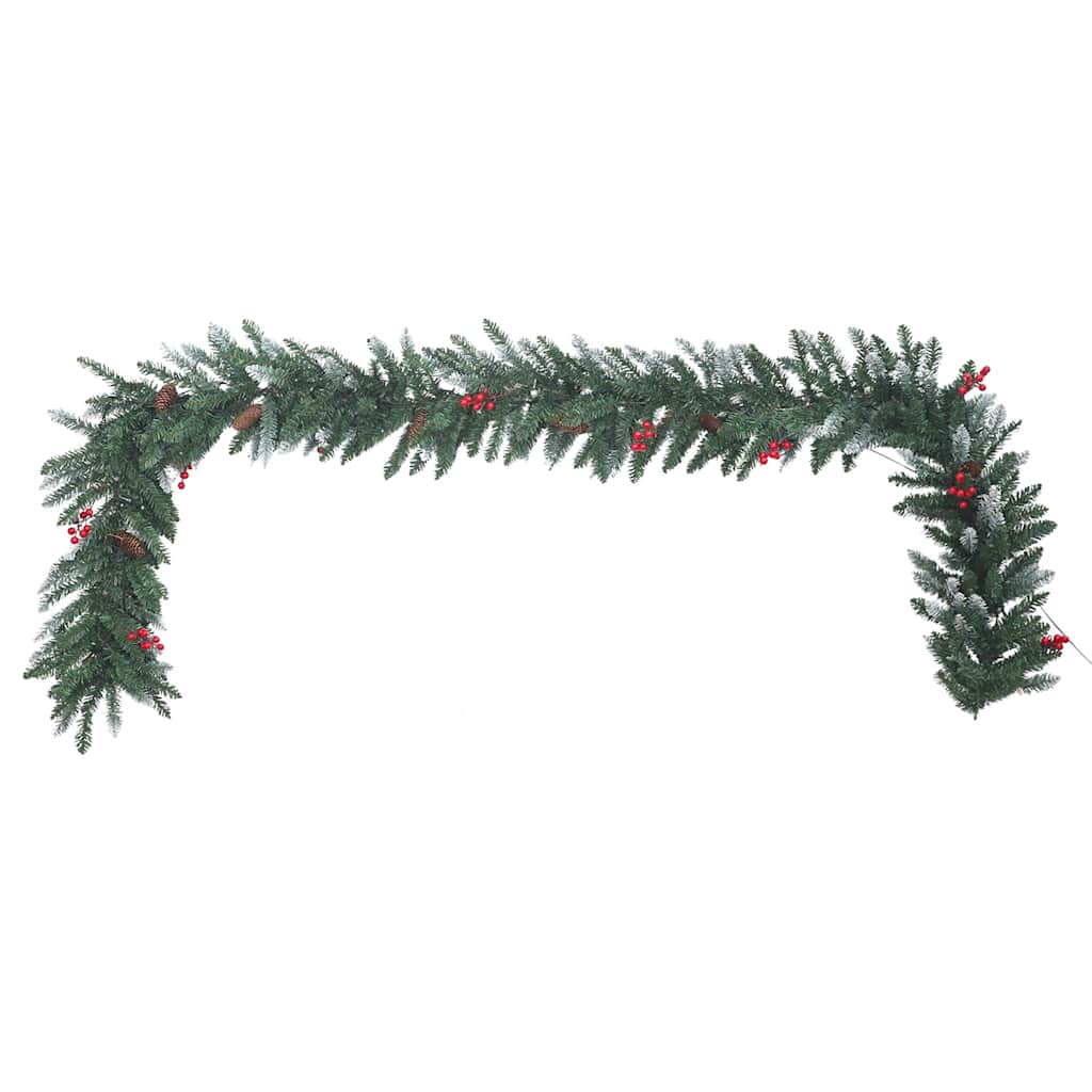vidaXL 4-tlg. Türschmuck-Set für Weihnachten PVC