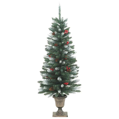 vidaXL 4-tlg. Türschmuck-Set für Weihnachten PVC